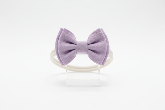 Peach Bow Single Product Focus