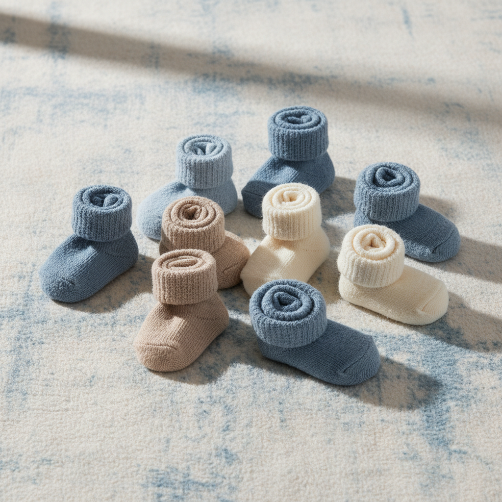 Baby Socks - Angled Arrangement