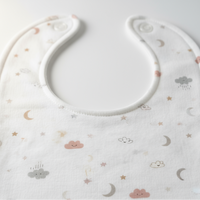 Baby Bib with Snap Buttons
